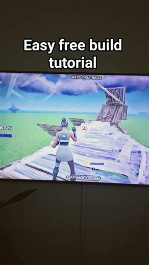 Easy free build tutorial #fortnite #fn #freebuildfortnite #shorts