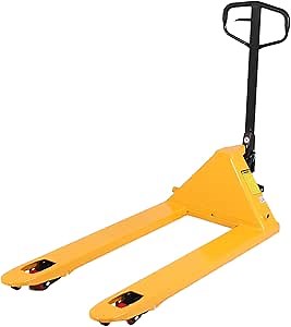 Hand Pallet Jack Manual Pallet Truck 48"x27" Fork Size 5500lbs Capacity