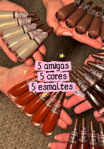Esse é o seu sinal pra fazer isso com as amigas. 💅 ✨ Marca o grupinho e já combina esse rolê! ✨ #CacauShow #Impala #esmalte #chocolate #cacaushownotiktok