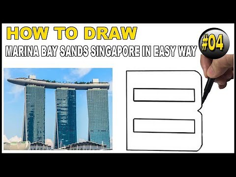 Marina Bay Sands Easy drawing guide