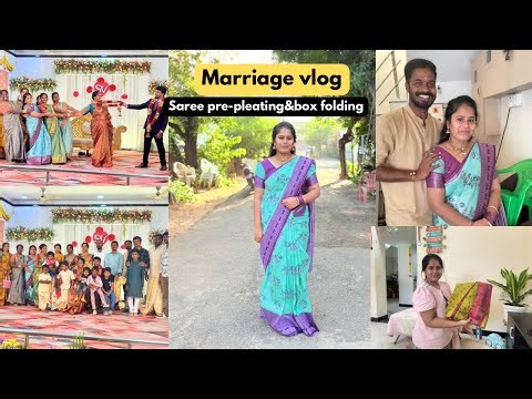 Nama veetu kalyanam vlog🌸 | saree pre-pleating❤️| chicken 65 ,fried rice | Moderntamilachi