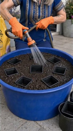 Empty Pots Make Transplanting Flowers So Much Easier 🌸