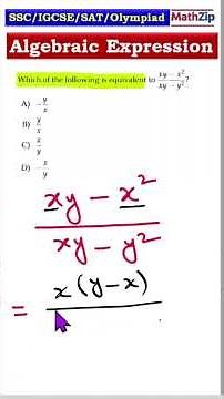 Solving Algebraic Expression | SAT