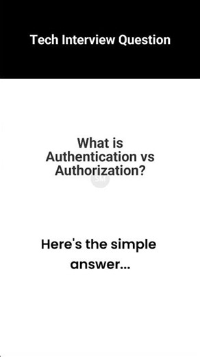 What is Authentication vs Authorization Explained in 30 Seconds