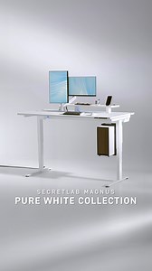 272K views · 307 reactions | Start each day on a clean slate with the Secretlab MAGNUS Pure White Collection. Refresh your space with a calming white and tailor your setup to fit your exact needs with a full suite of custom accessories for heightened productivity. | Secretlab | Facebook