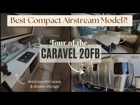 Is This the Best Compact Airstream? Caravel 20FB Full Tour!