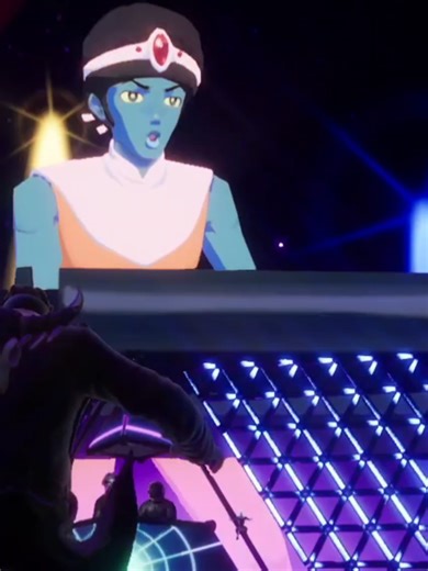 The Crescendolls- I'm surprised they modeled them for this show! Straight out of the movie. #thecrescendolls #daftpunk #interstella5555 #fortnite #alive2007