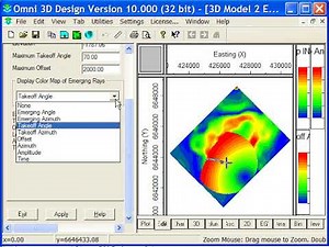 2D ray modeling | Using OMNI 3D software for Seismic survey designing