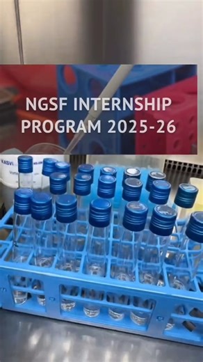 Biotech Wala on Instagram: "NGSF Internship Program 2025-26 || NGSF Internship || Internship 2025 || Biotech Internship 2025-26 #biotechnology #lifescience #intenshipprogram #intenship #biotechinternship #science #microbiology"