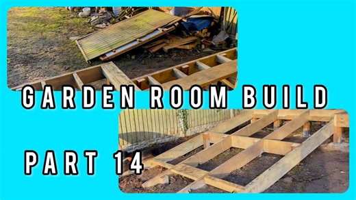 Garden Room Build - Part 14 How We Build A Decking Ramp
