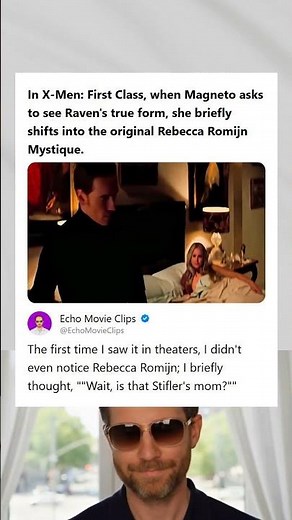 X-Men First Class Magneto Asks to See Ravens True Form and She Shifts to Rebecca Romijn