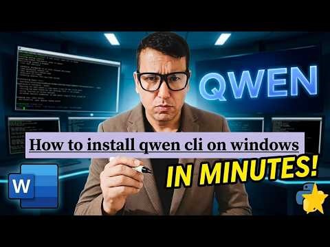 How to install qwen cli on Windows