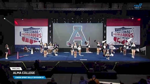 Alma College [2025 Cheer Spirit Rally Division III Prelims] 2025 NCA & NDA College Nationals