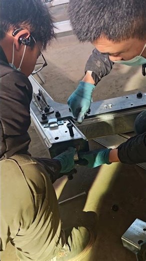 Atrium tent installation in progress. #aluminumtent #atrium #tent #factory