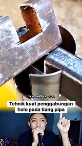 29K views · 66 reactions | Strong technique for joining hollow steel to a pipe post #info #rels #reaction | Saiful Ma'ruf | Facebook