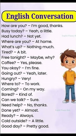 Daily english conversation | level-1