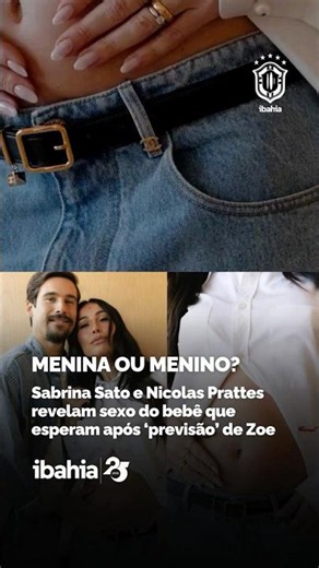 Girl or boy? Sabrina Sato and Nicolas Prattes reveal the sex of their baby! #SabrinaSato