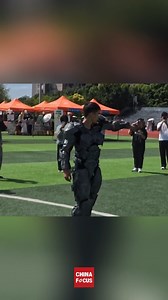 279K views · 6.2K reactions | A Chinese university student's self-made mechanical exoskeleton can automatically open and close across the entire body, with integrated AI voice interaction. Isn't a talking mech suit just like Iron Man's JARVIS? | China Focus | Facebook