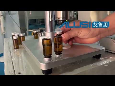 Semi-automatic pneumatic oral liquid capping machine