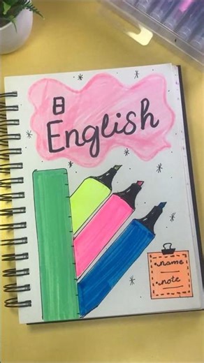 Learn Front Page English Fast Design📚✨ #shorts #calligraphylattering #rizzucalligraphy