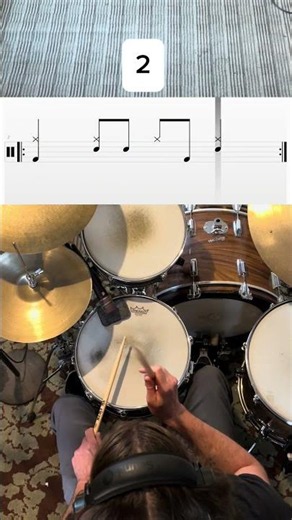 🥁 Off-beat syncopation is a foundational element of groove 🎶 #basicdrumlessons
