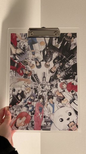 クリップボードデコの作り方と銀魂の魅力