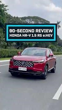 Honda HR-V 1.5 RS e:HEV 90-second review #topgearph #hondahrv #hybridcars