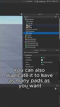 Roblox Studio - Jumping Pad Tutorial #roblox #helpmemakethismakesense #tutorial #robloxstudio