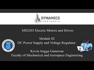 [Module 02] MS2204 Basic Mechatronics (K24) - Regulated DC Power Supply