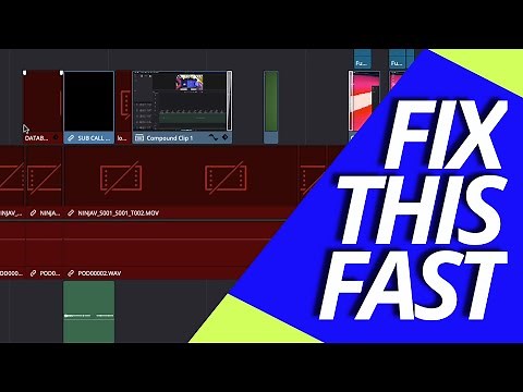 DaVinci Resolve - Missing Footage? HOW TO RELINK MEDIA LIKE A PRO - Tutorial