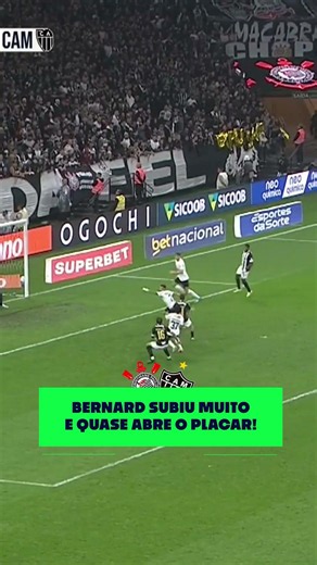 O Bernard subiu, faltou pouco para marcar pelo Galo!⁣⁣⁣➡️ #BrasileirãoNaRECORD #DesimpedidosNoR7