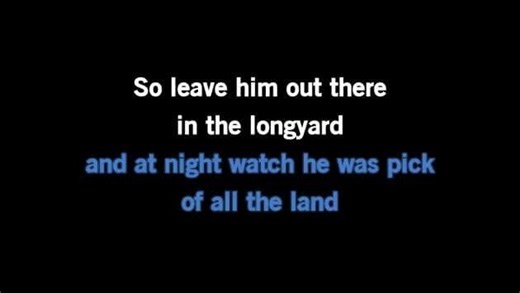 Karaoke Leave Him in the Long Yard - Slim Dusty - CDG, MP4, KFN - Karaoke Version