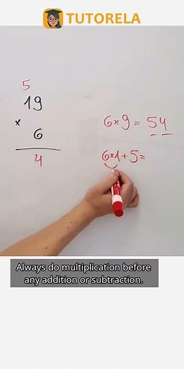 Break Down 19 x 6 with Place Value Multiplication #Math #ArithmeticOperations