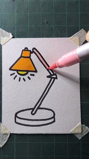 12K views · 132 reactions | How to draw a table lamp | All About Art | Facebook
