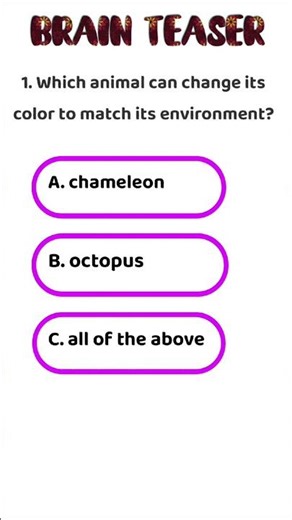 3 Mind-Blowing Quiz Questions with Surprising Answers | Critical Thinking & GK Challenge #brainquiz