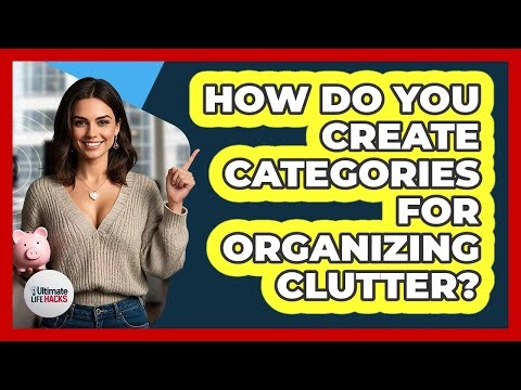 How Do You Create Categories For Organizing Clutter?