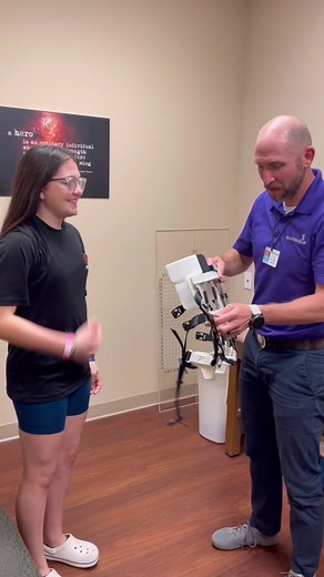 After failing to see improvement with her previous scoliosis brace, Dallas’s WCBL orthotist, John, placed her in a Whisper Brace to address her spine curvature. The @Whisper Brace uses a series of rings that wrap around the torso, strategically applying corrective pressure to the spine in a comfortable and supportive manner. Teens can easily monitor their progress and compliance. With this technology, they gain the motivation and inspiration they need. This advanced system, allows physicians & o