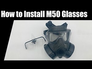 How to Install M50 C50 FM53 FM54 Glasses Inserts!