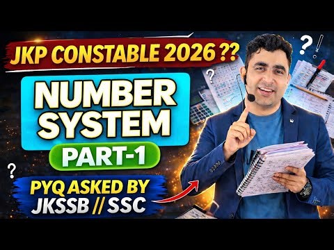 NUMBER SYSTEM -01//JKP CONSTABLE// MATH-24// AJAY SIR//#jkssb#ssc#railways#jkp#viral#top#news
