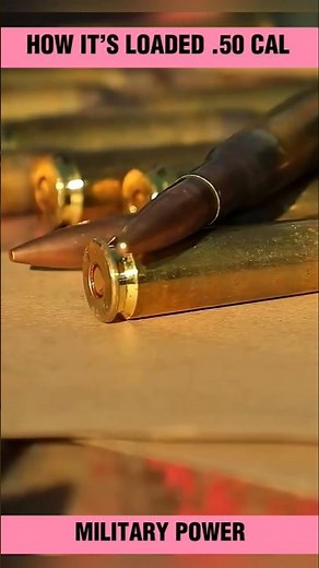 Loading a .50 Cal Round – Military Precision