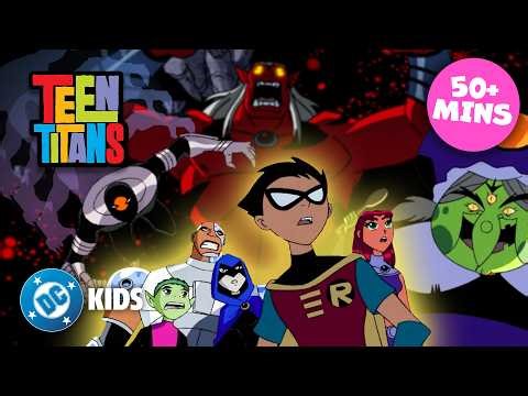 Best Villain SHOWDOWNS! 🦹💥 | Teen Titans Seasons 1-5 | #KidsCartoons ‪@dckids‬