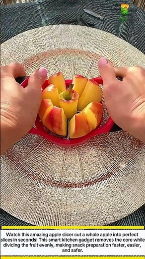 Amazing Apple Slicer Tool | Fast and Perfect Fruit Cutting Gadget