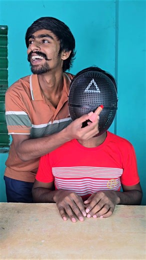 Little Brother Pranks a Squid Game Guard with Lipstick 😱💄 | Ending Is HILARIOUS!