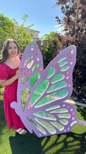 28K views · 786 reactions | Pt. 3 My giant wooden butterfly is almost...