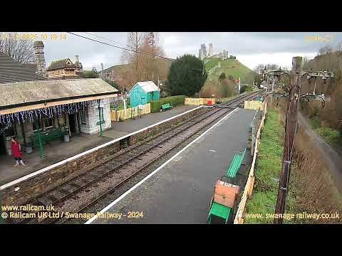 Corfe Castle Station1 - Swanage Railway | Railcam UK