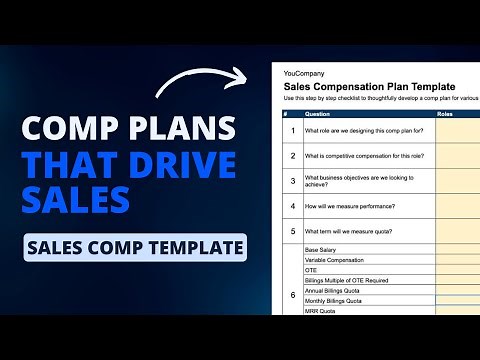 How to Structure a Sales Compensation Plan with Examples