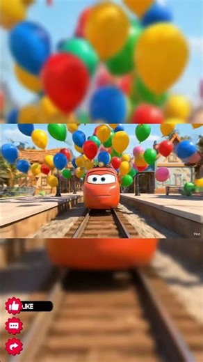 BLINKY Balloon Stampede🚡🚠🎈#kidsanimation #3danimation #thomasandfriends
