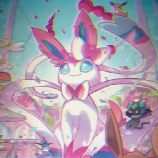 Normal sylveon vs sylveon vmax #silly #cute#sylveon #eeveelution #eevee #sylveonforever #pokemon