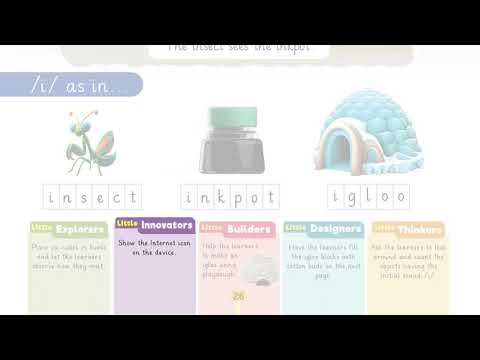 **English 3+ Kids Learning | Letter I | Teacher Guide**