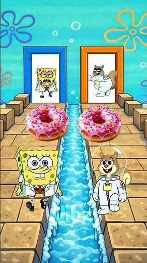 Doctor and Zombie! Sponge Bob x Sandy Cheeks #spongebob